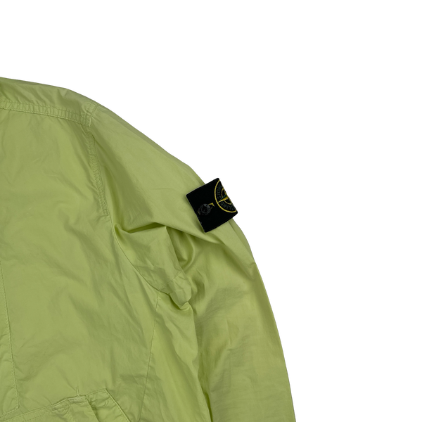 Stone Island 2017 Yellow Tela Paracadute Hooded Jacket - Medium