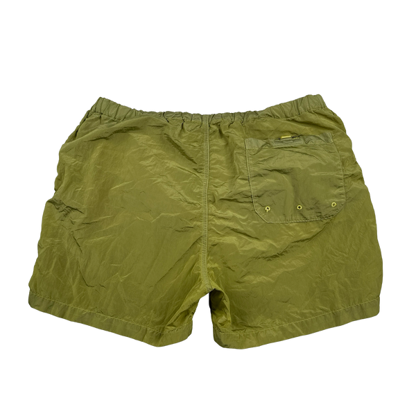 Stone Island 2019 Green Nylon Metal Swim Shorts - Medium