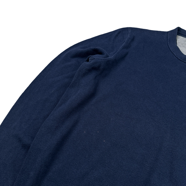 Stone Island Navy Cotton Lightweight Knit - Small