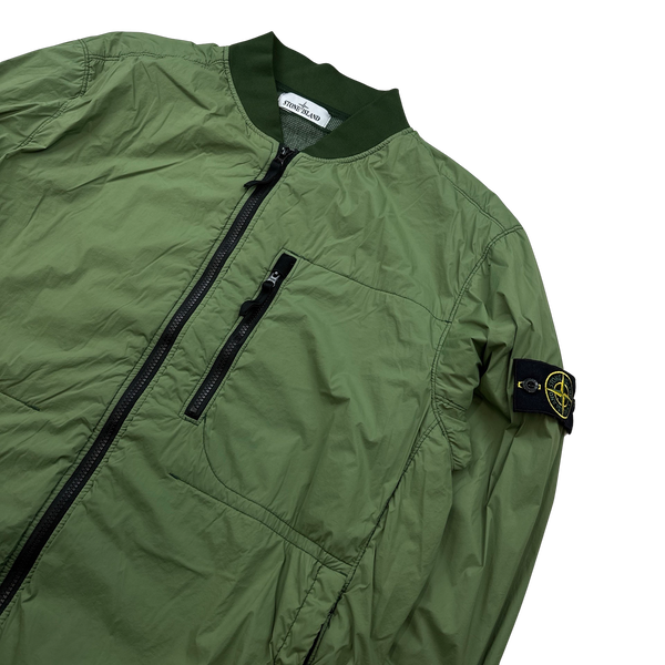 Stone Island Green Nylon Skin Touch TC Polartec Jacket - XXL