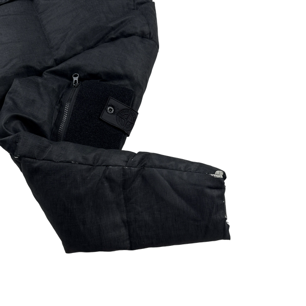 Stone Island 2020 Shadow Project Rubberized Linen Down Filled Puffer Jacket - Large