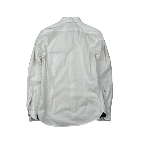Stone Island 2009 White Cotton Shirt - Small
