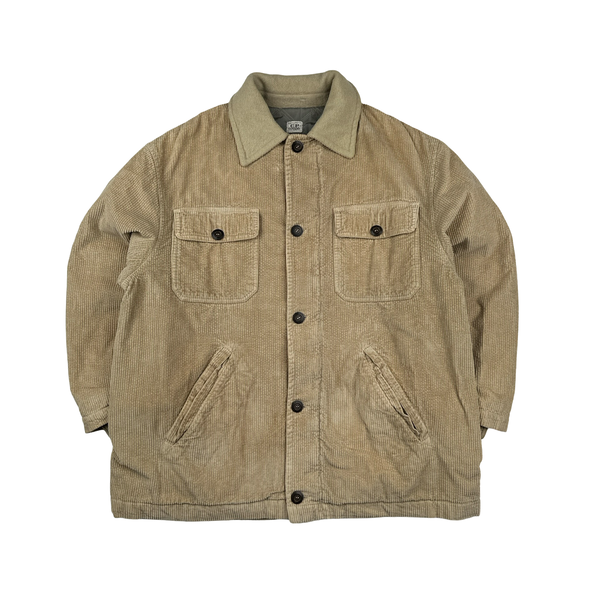 CP Company Vintage 80's Beige Corduroy Multi Pocket Jacket - XL