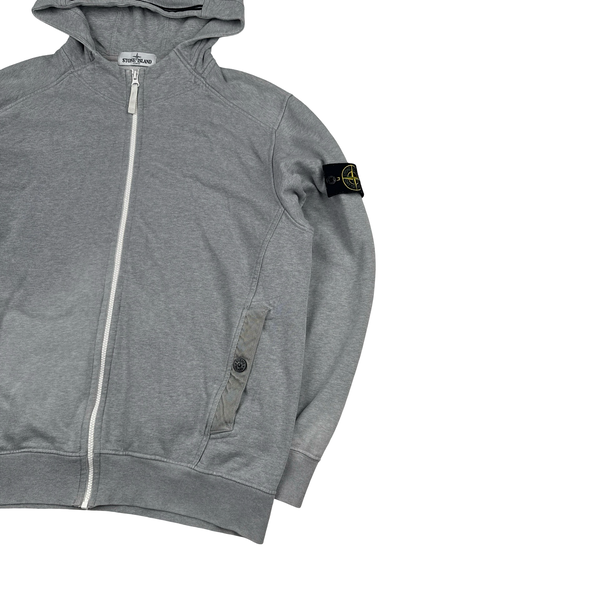 Stone Island 2013 Grey Zip Up Hoodie - XXL