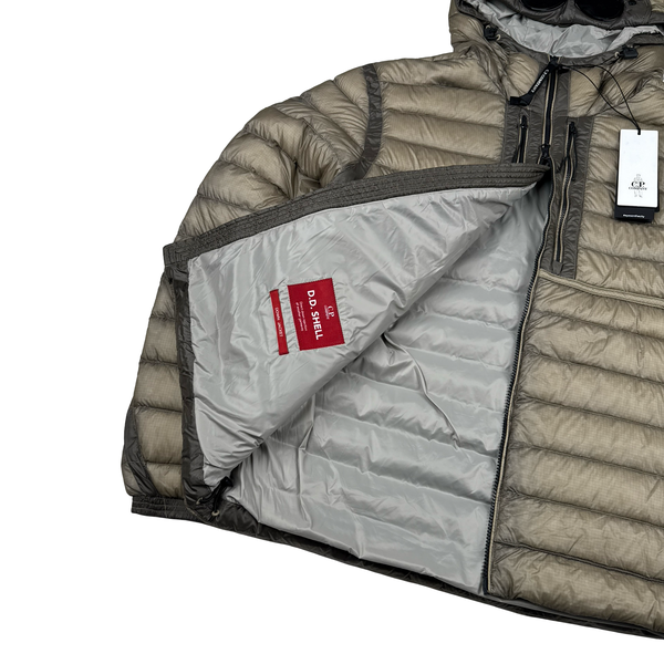 CP Company Beige DD Shell Goggle Jacket - XL