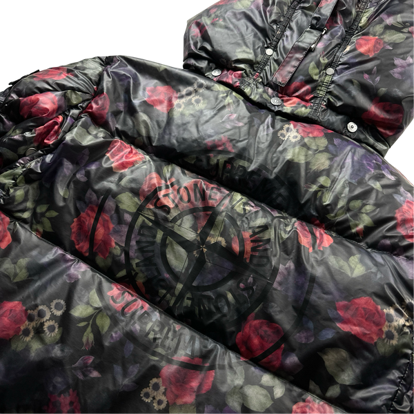 Stone Island Floral Lamy Cover Stampato Puffer Jacket - Medium
