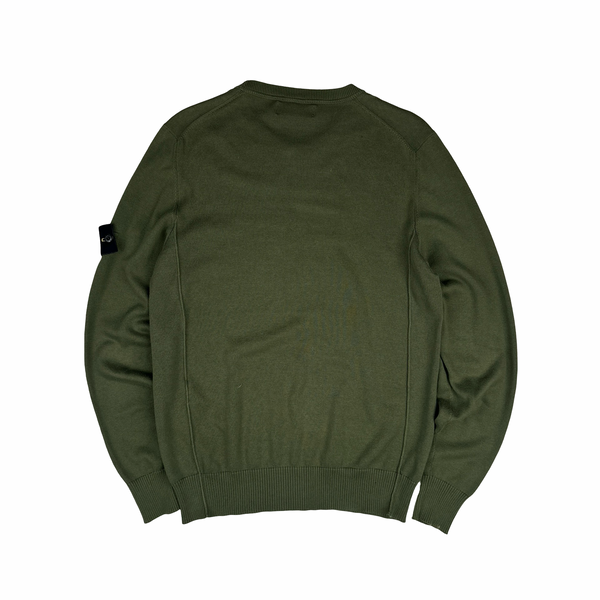 Stone Island 2020 Green Crewneck Knit - Medium