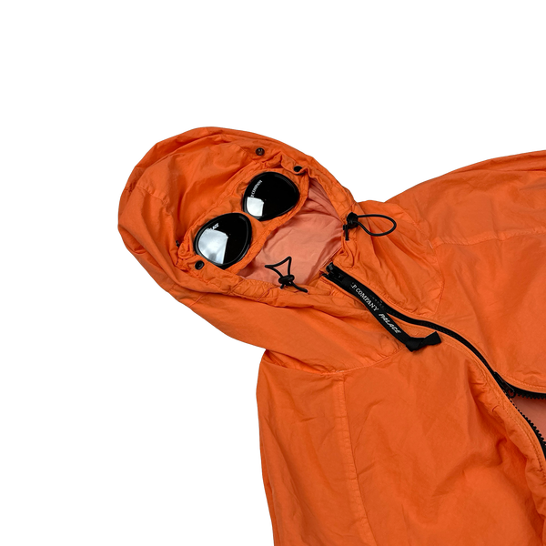 CP Company x Palace Neon Orange Nylon La Mille Goggle Jacket - XL