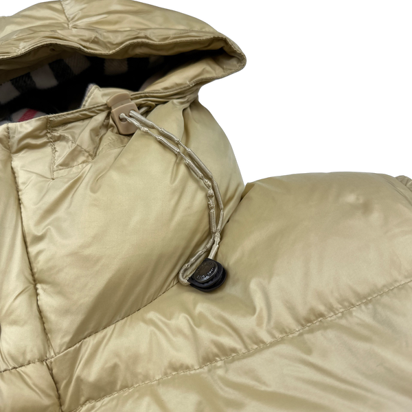 Burberry Honey Down Filled Spellout 2 In 1 Puffer Jacket - XXL