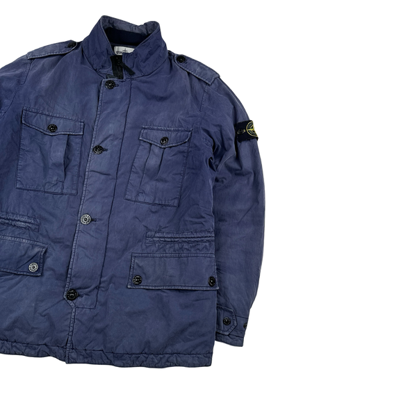Stone Island 2014 Navy Tela 50 Fili Watro Field Jacket - Large