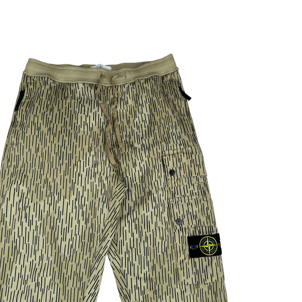 Stone Island 2021 Rain Camo Reflective Cargo Joggers - 32"