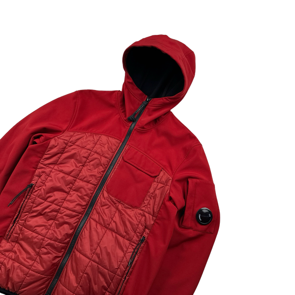 CP Company Red Hybrid Soft Shell Jacket - Age 14