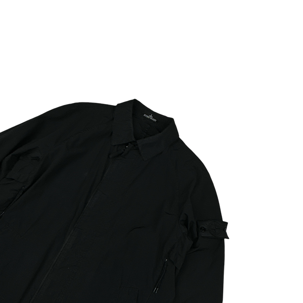 Stone Island 2016 Silon Long Collared Nylon Jacket - Large