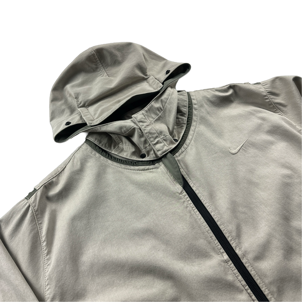 Stone Island x Nike Beige Raso R Nylon Windbreaker Jacket - XXL