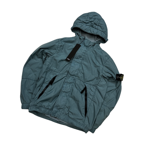 Stone Island 2019 Blue Crinkle Juniors Jacket - Age 10