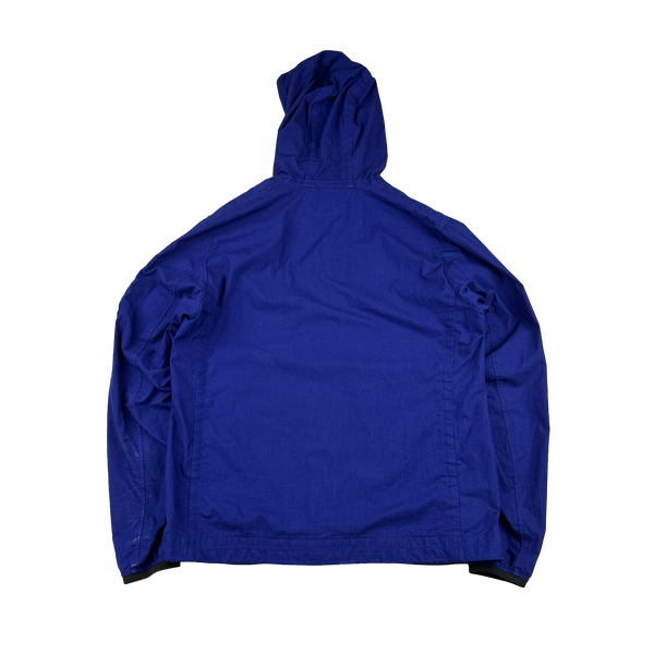 CP Company 50 Fili Blue Hooded Jacket - XL