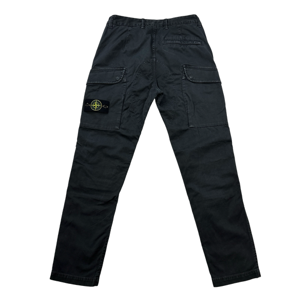 Stone Island 2022 Carpenter Style Charcoal Cargos - 28"