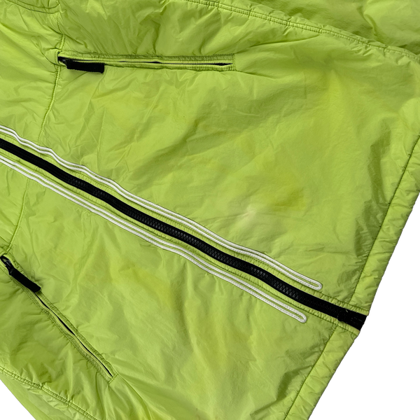 Stone Island 2019 Green Crinkle Reps Padded Jacket - XL