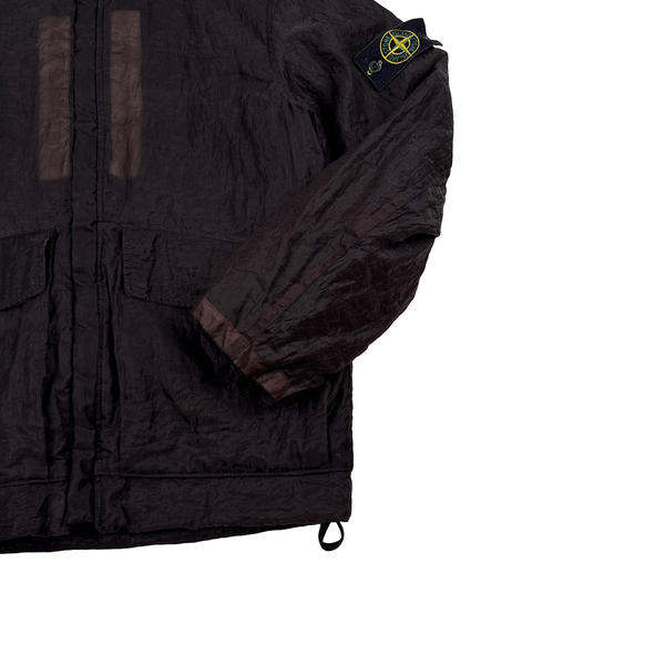Stone Island 2001 Red Monofilament Mesh Jacket - Medium