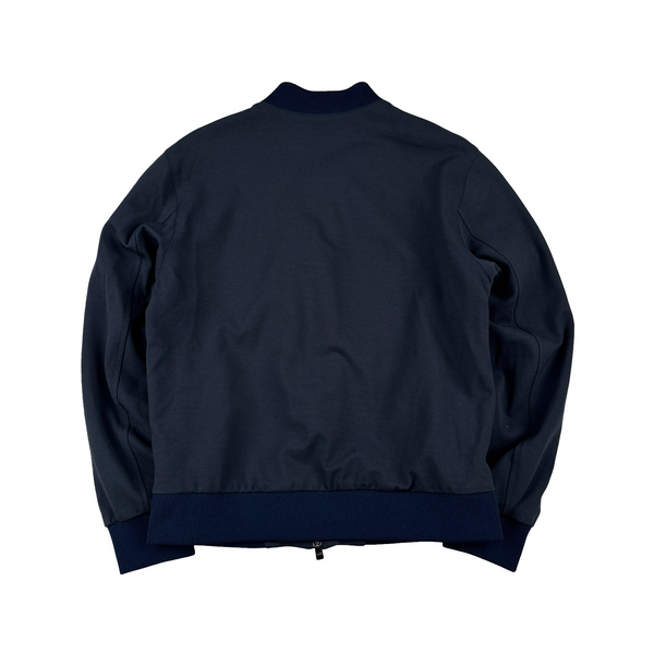 Hugo Boss Cotton Blend Navy Bomber Jacket - Medium