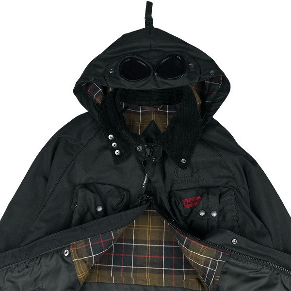 CP Company x Barbour Multi Pocket 500 Mille Waxed Jacket - Small