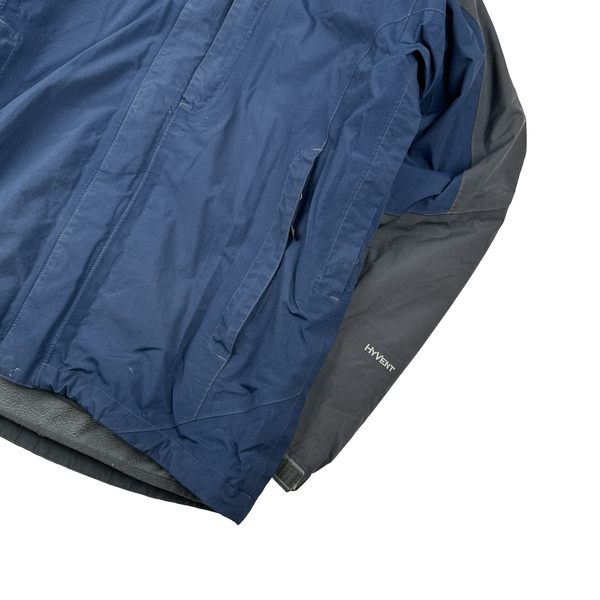 North Face 3 in 1 HyVent Fleece Lined Jacket - Large