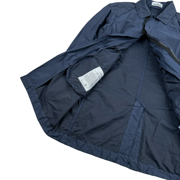 Stone Island Water Repellent Light Cotton Nylon Twill Jacket - Medium