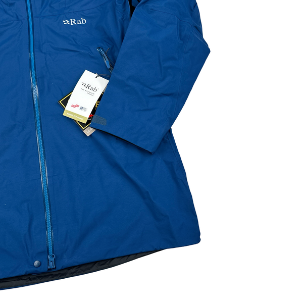 RAB Blue Zipped Kangri Goretex Jacket - Medium - Large