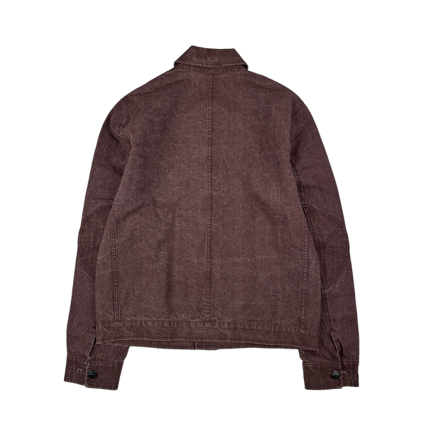 Stone Island 2019 Panama Placcato Denim Jacket - Large
