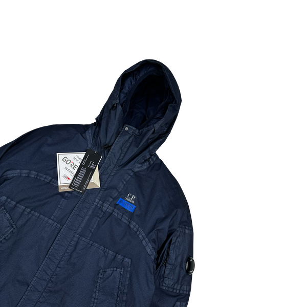 CP Company Blue Gore G-Type Ripstop Down Lined Jacket - Small