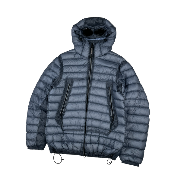 CP Company Indigo Blue DD Shell Goggle Jacket - Large