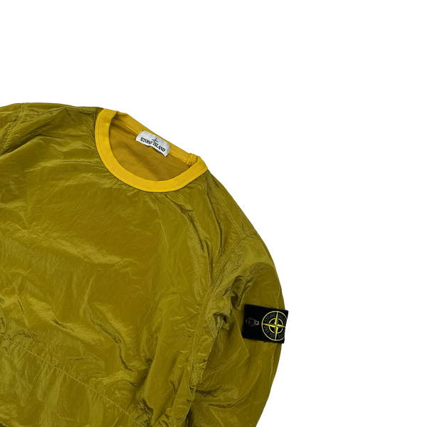 Stone Island 2017 Yellow Nylon Metal Pullover Jumper - Small