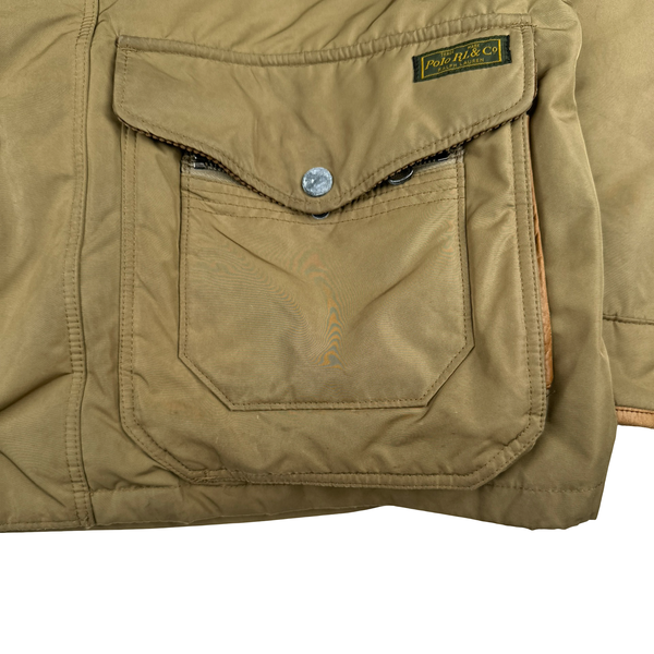 Ralph Lauren Beige Quilted Jacket - Large