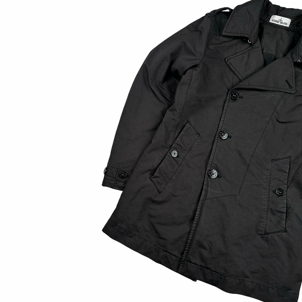 Stone Island 2015 David TC Brown Trench Coat - Small