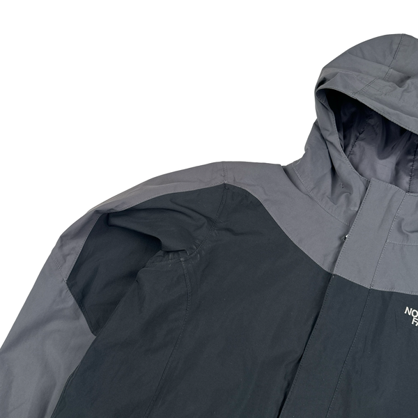 North Face Black/Grey Hyvent Jacket - XS