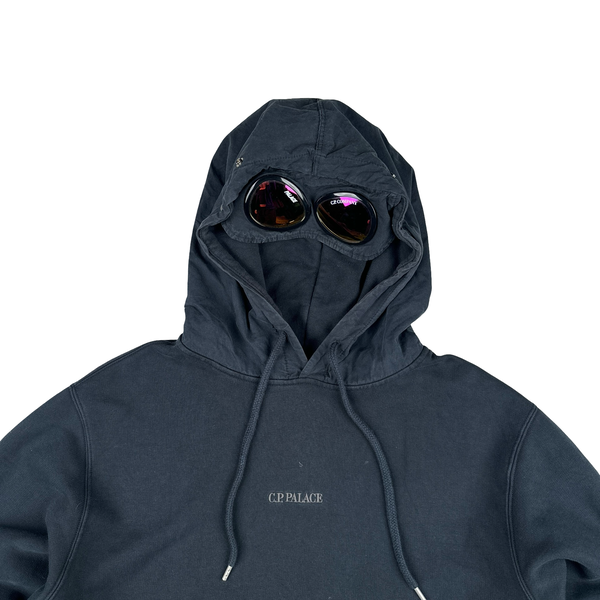 C.P Company Sweat à capuche zippé Riviera Diagonal Raised Fleece Goggl