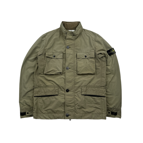Stone Island 2017 Garment Dyed Micro Reps Field Jacket - Large