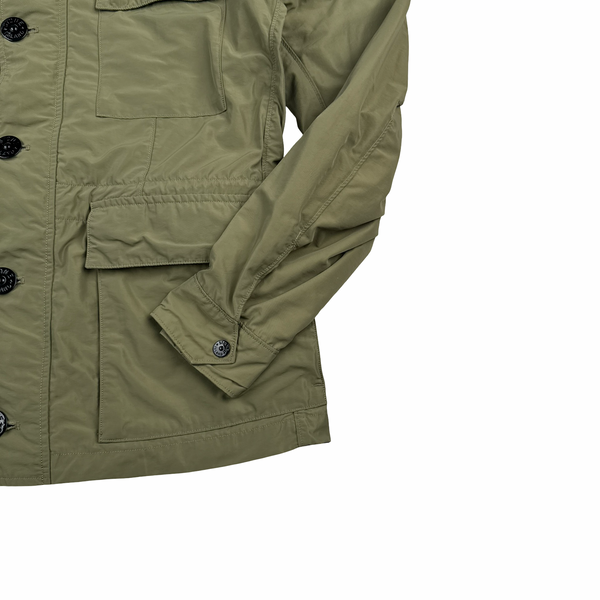 Stone Island 2014 Green Micro Reps Field Jacket - Medium