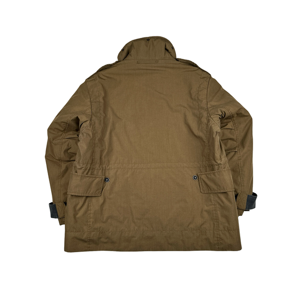 Prada Nylon Brown Kevlar Padded Long Jacket - 3XL