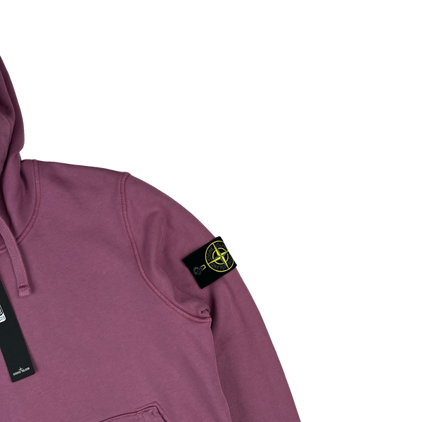 Stone Island 2024 Pink Hooded Sweatshirt - Small