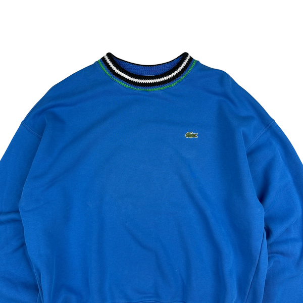 Lacoste Classic Blue Pullover Jumper - Medium