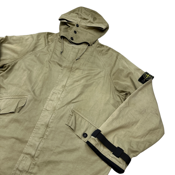 Stone Island Vintage 1994 Tan Raso Gommato Jacket - Large
