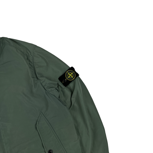 Stone Island 2014 Green Micro Reps Hooded Jacket - XL