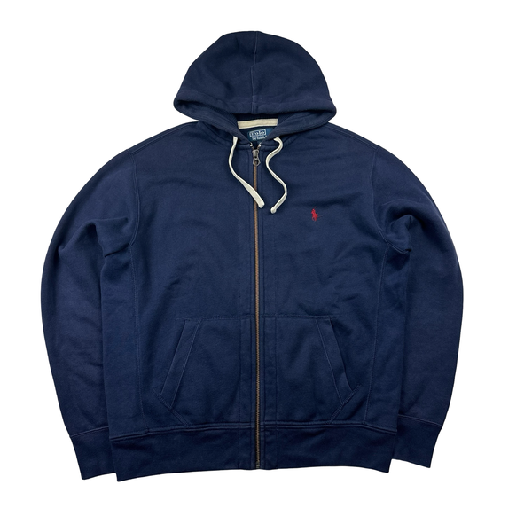 Ralph Lauren Navy Zipped Hoodie Tracksuit Set