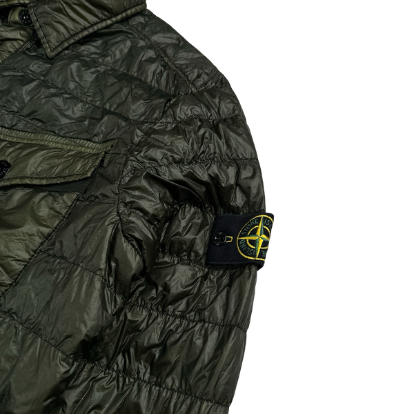 Stone Island 2015 Dark Green Down Filled Overshirt - XL