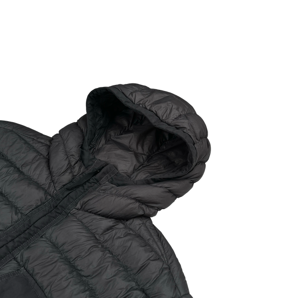 Stone Island 2018 Charcoal Micro Yarn Down Puffer Jacket - XXL