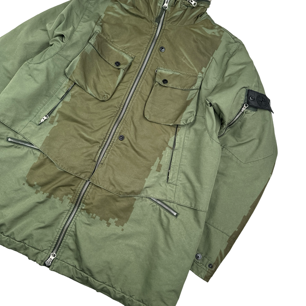 Stone Island 2017 David TC Shadow Project Green Print Jacket - XL