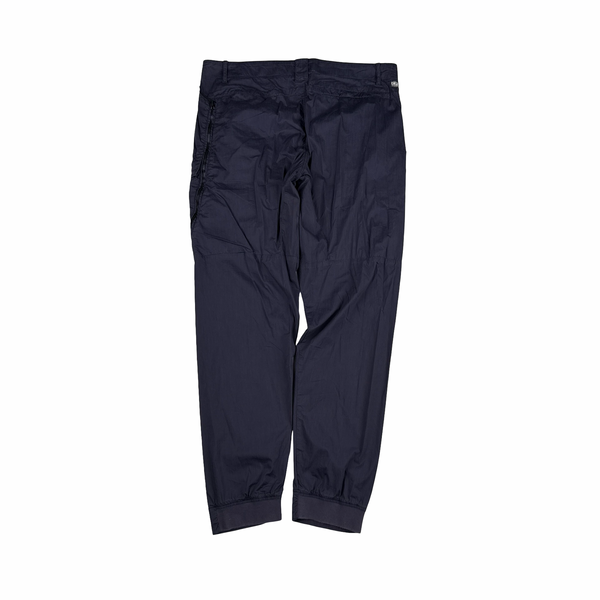 CP Company Navy Lightweight Side Zip Cargo Trousers - 36"
