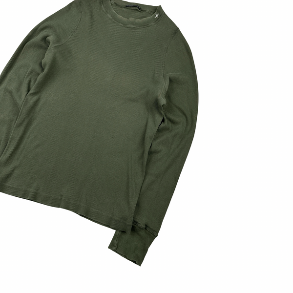 Stone Island Green Stellina Knit Cotton Crewneck Jumper - Small