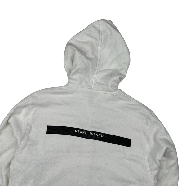 Stone Island Vintage 2000 Towelling Cotton Hoodie - Small